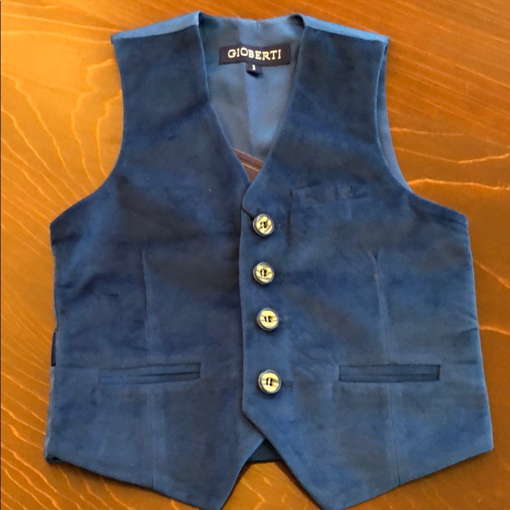 Royal blue toddler vest! Never worn.